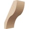 Ekena Millwork 5-inch W x 8-inch D x 12-inch H Geneva Rough Cedar Woodgrain TimberThane Knee Brace, Primed BRCUR05X08X12GNVRCPR - alternate 1